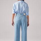 Calça Feminina Wide Leg - Jeans Claro