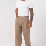 Calça Chino Baggy em Sarja