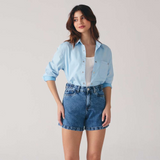 Short Feminino Jeans com Regulador