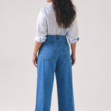 Calça Jeans Skater Feminina Cintura Alta