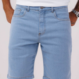 Bermuda Jeans Reta