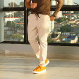 Calça Jogger Masculina - Areia
