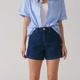 Short Feminino Jeans com Regulador